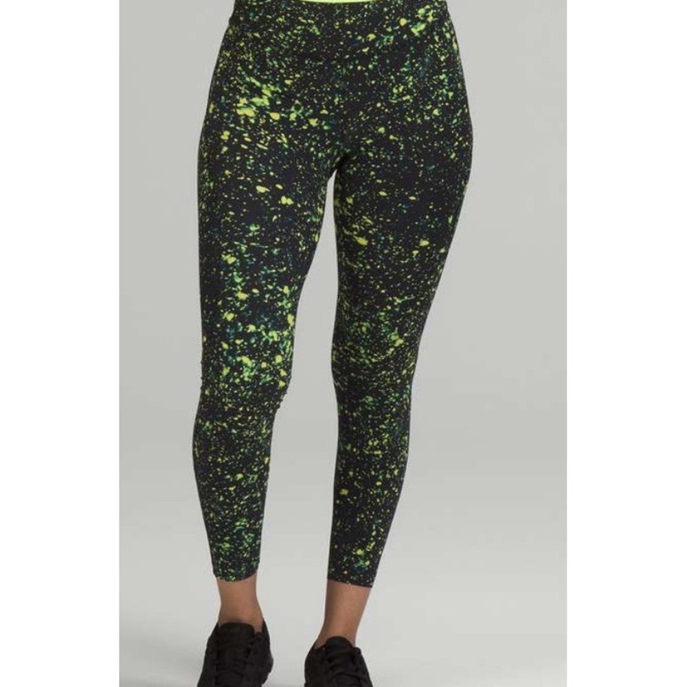 Lululemon Women's Base Pace High Rise Tight 28" Sparks Fly Multi Size 16